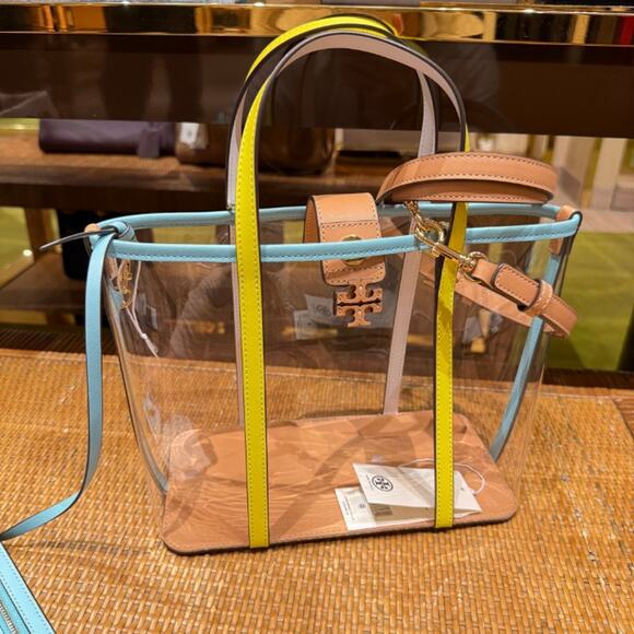 TORY BURCH BLAKE CLEAR SMALL TOTE 156485 - Picture 8 of 14